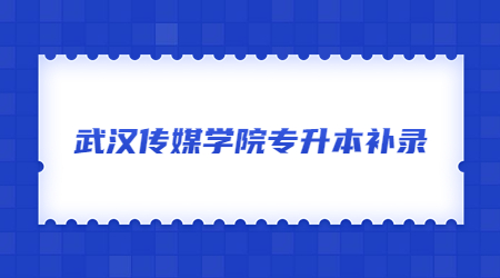 武汉传媒学院专升本补录.jpg
