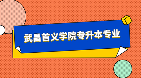 武昌首义学院专升本专业.jpg