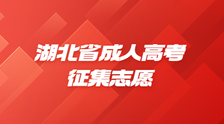 2022年湖北省成人高考征集志愿公告