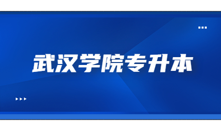 2023年武汉学院专升本报名人数及录取率
