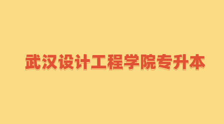 2023年武汉设计工程学院专升本报名人数及录取率